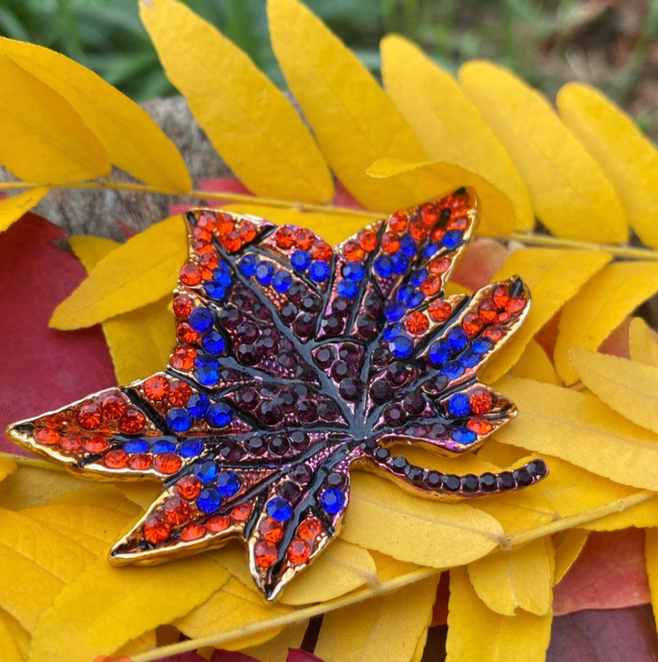 Broche FEUILLE - Ambremusc