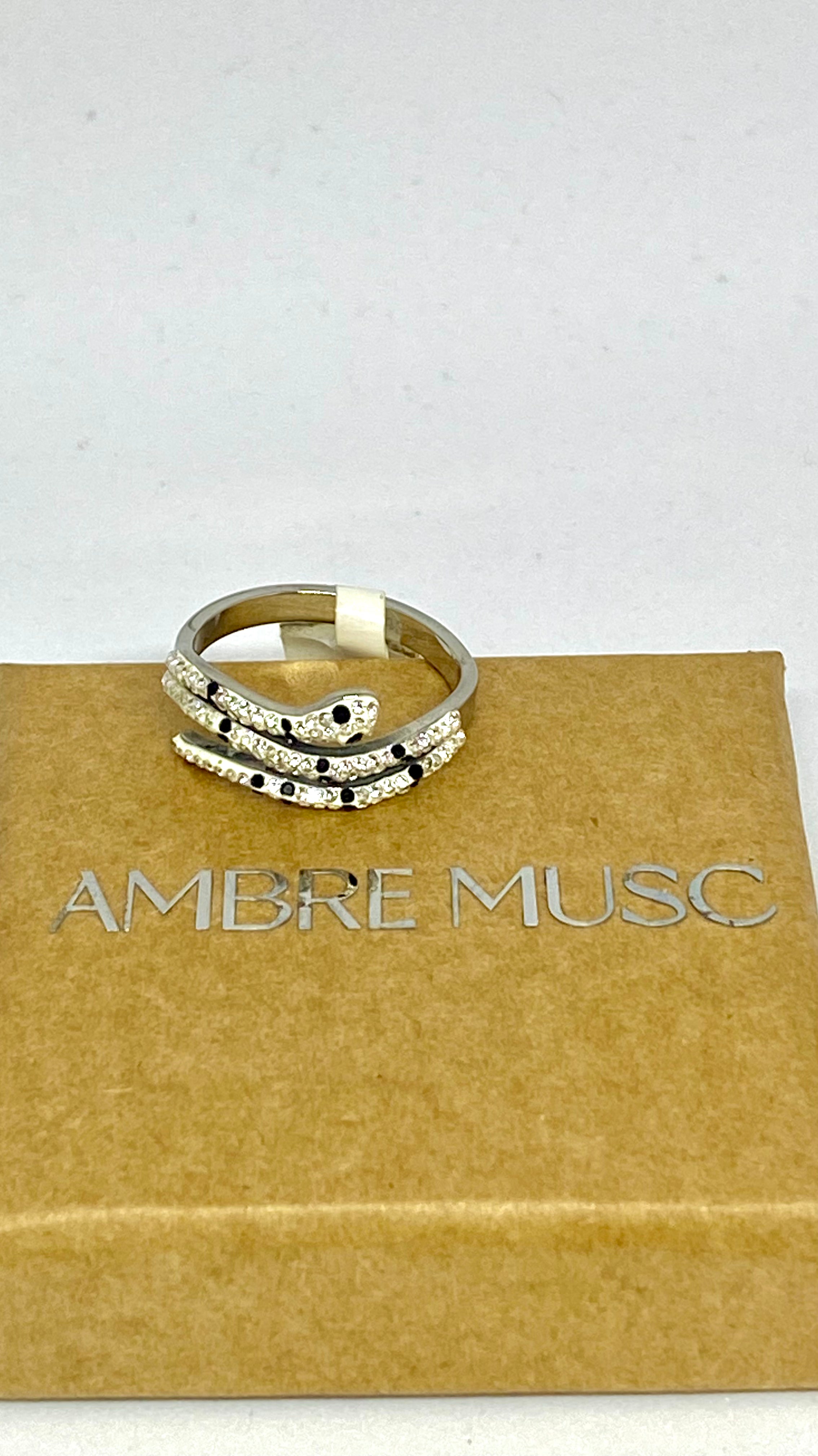 Bague serpent double - Ambremusc